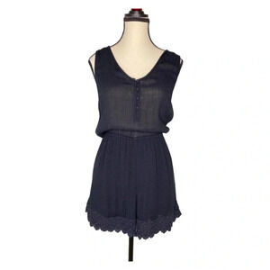 Abercrombie & Fitch - Lace Trimmed Sleeveless Romper